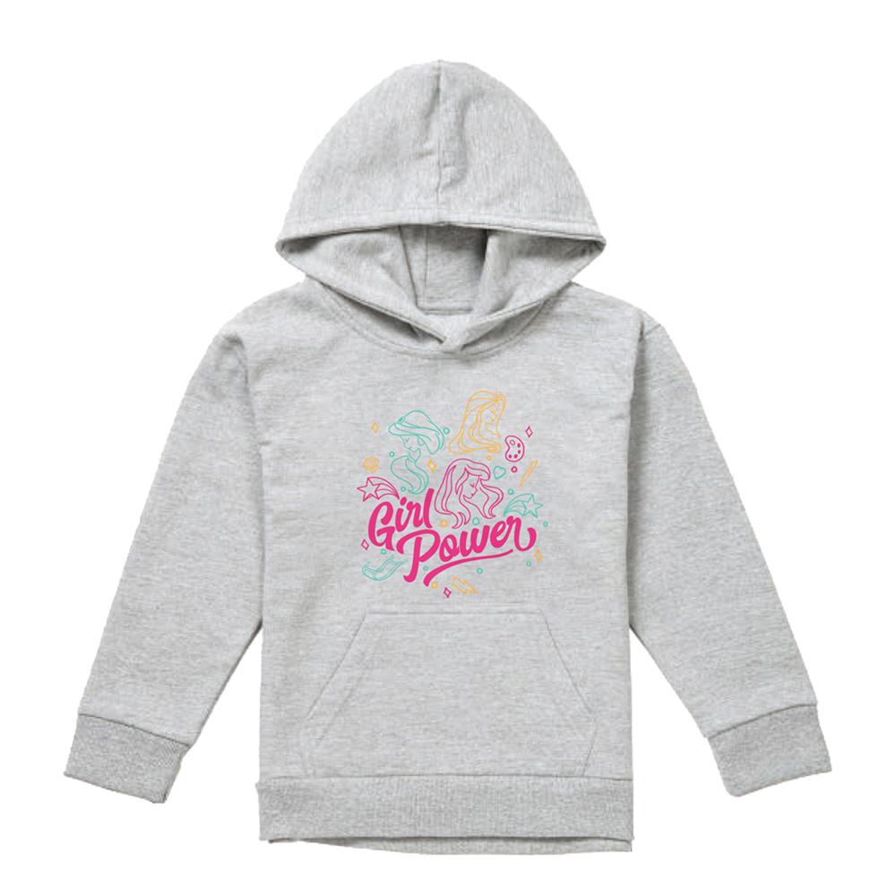 Disney Princess Childrens/Kids Girl Power Jasmine Rapunzel Ariel Line Art Hoodie