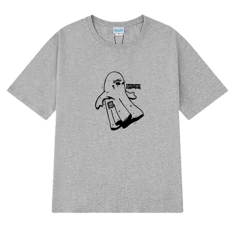 2025 New in Lil Peep song Ghost Boy printed short sleeve T-shirts Men Women harajuku Hip Hop streetwear Unisex Cotton T shirt