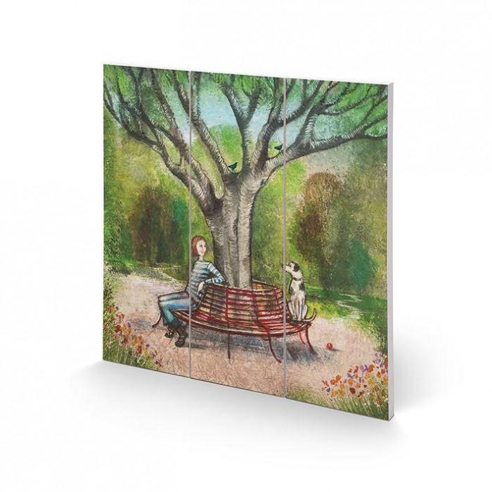 Joe Ramm A Roundabout Conversation Square Print