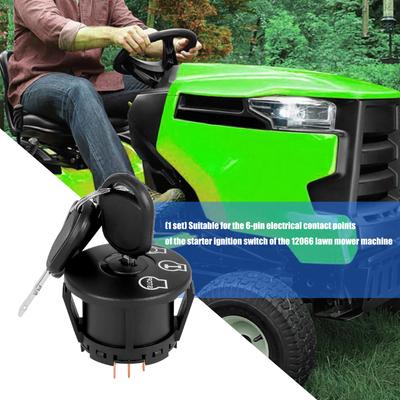 6Pin Ignition Switch For 72512066 725P12066 92512066 Lawn Mower Heavy Duty Quick Install Durable Plastic Construction