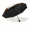 1pc Cartoon Dogs Automatic Open/Close Umbrella, Umbrella with cartoon Design, Portable Compact Umbrella for Men & Women, Good Holiday Gift y