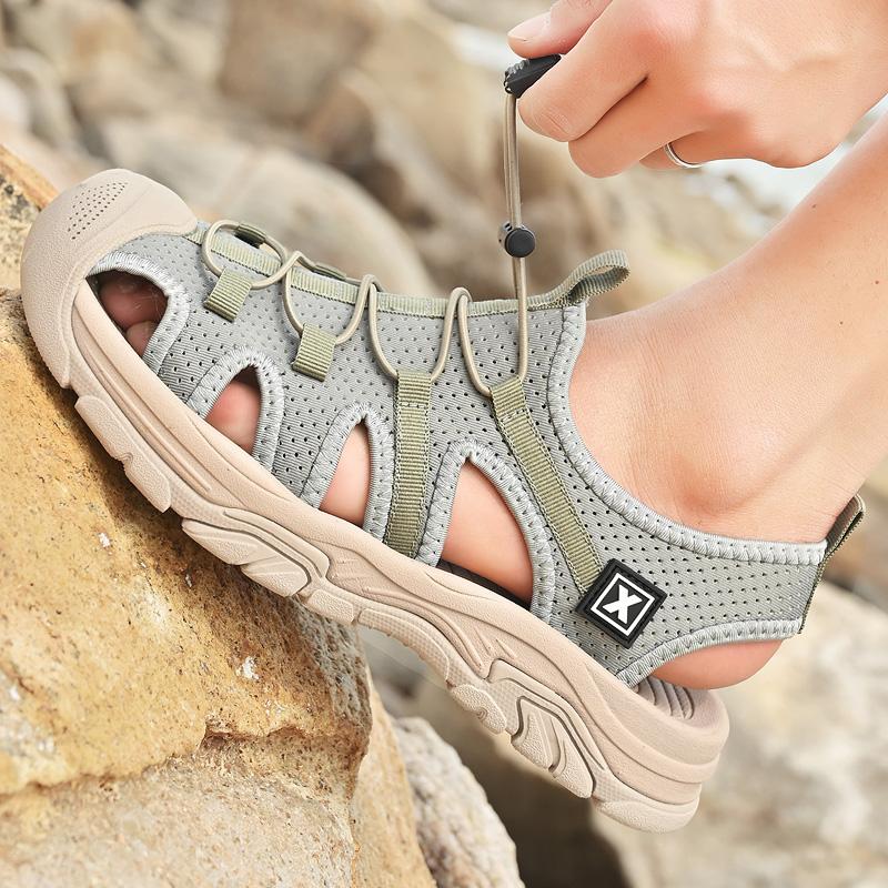 Outdoor Sandals Mens Dress Shoes Retro Male Leather Business Male Baroque Shoes Casual Mens Oxford Work Footwear