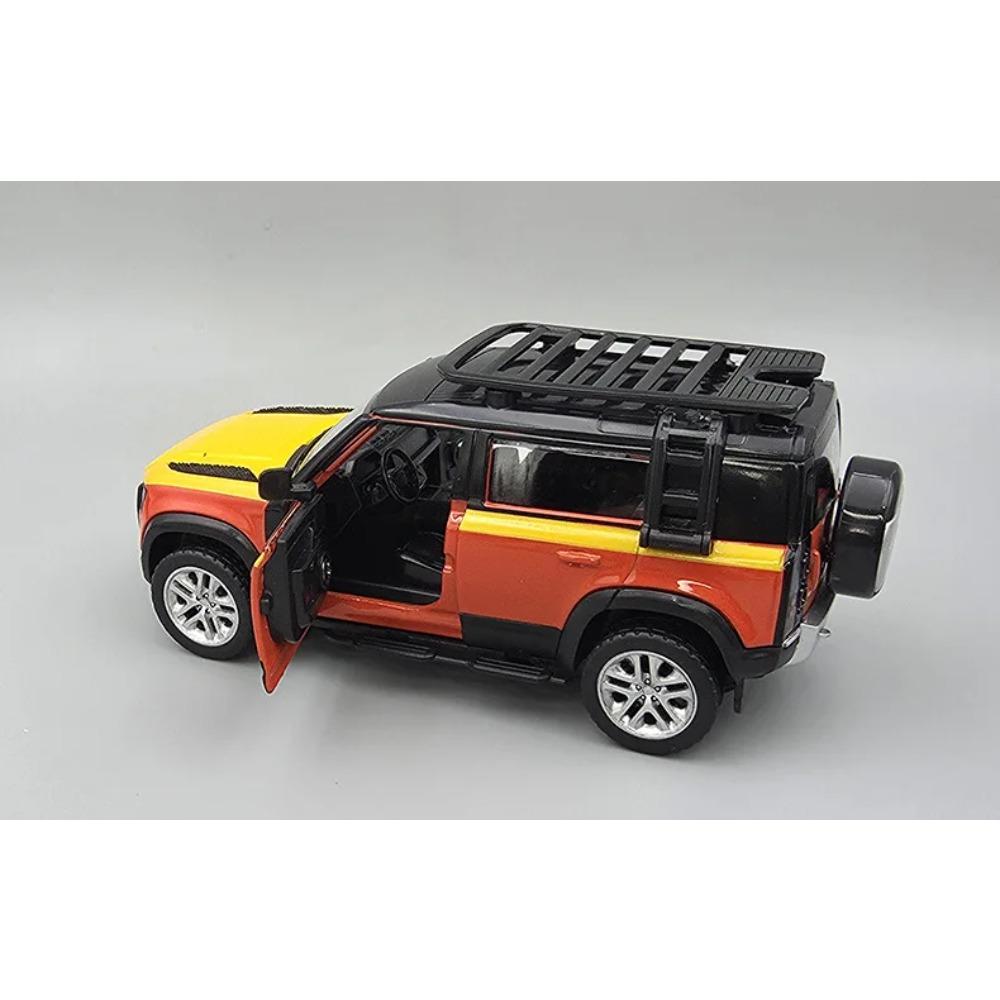 Assembly 1/43 Land Rover Defender 110 Alloy Modified Car Model Diecast Metal Toy Collection Valentine's Day Gifts with Boyfriend