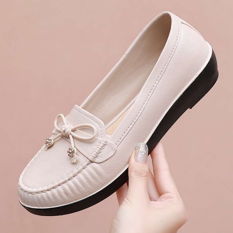 New rain shoes, waterproof and non-slip work sandals for women's outer wear, four-season shoes, integrated labor insurance, rainproof flat-heeled pl