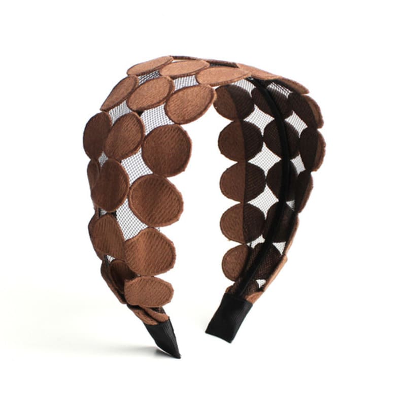 RACOHA Charming Dot Wide Hair Band Dot Wide Painless Hair Band