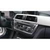 For BMW 3 4 Series 2013-2019 Matte Silver Central Console CD Button Cover Trim