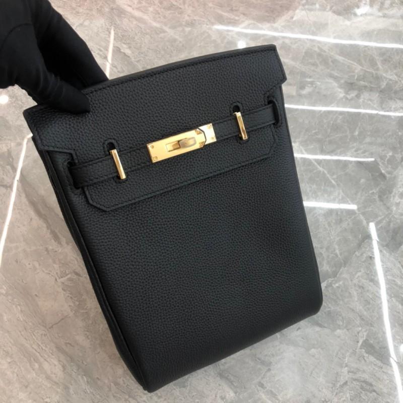 Borsa a tracolla larga intrecciata per petto in pelle di mucca Togo, zaino diagonale semplice e alla moda, strato superiore