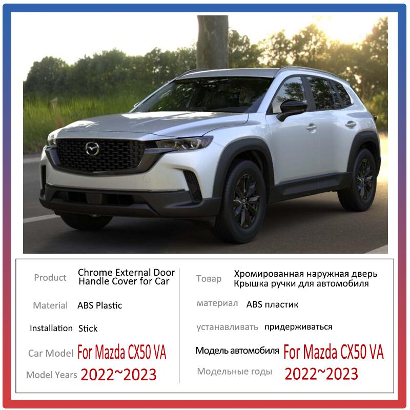 Luxurious Chrome Door Handle Cover Trim For Mazda CX-50 2023 Accessories CX 50 CX50 VA 2022 Decoration Car Accessories