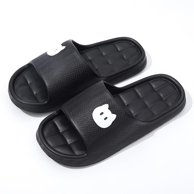 Summer Slide Slippers Women Men New Anti-Slip Bathroom Home Slippers Indoor House Shoes Shower Sandals
