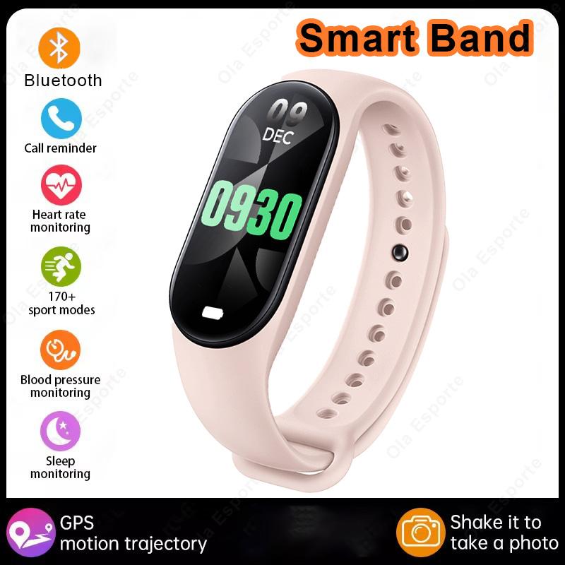 M6 Smart Band IP67 Waterproof Sport Watch Men and Woman Blood Pressure Heart Rate Monitor Fitness Smart Bracelet For Android Ios