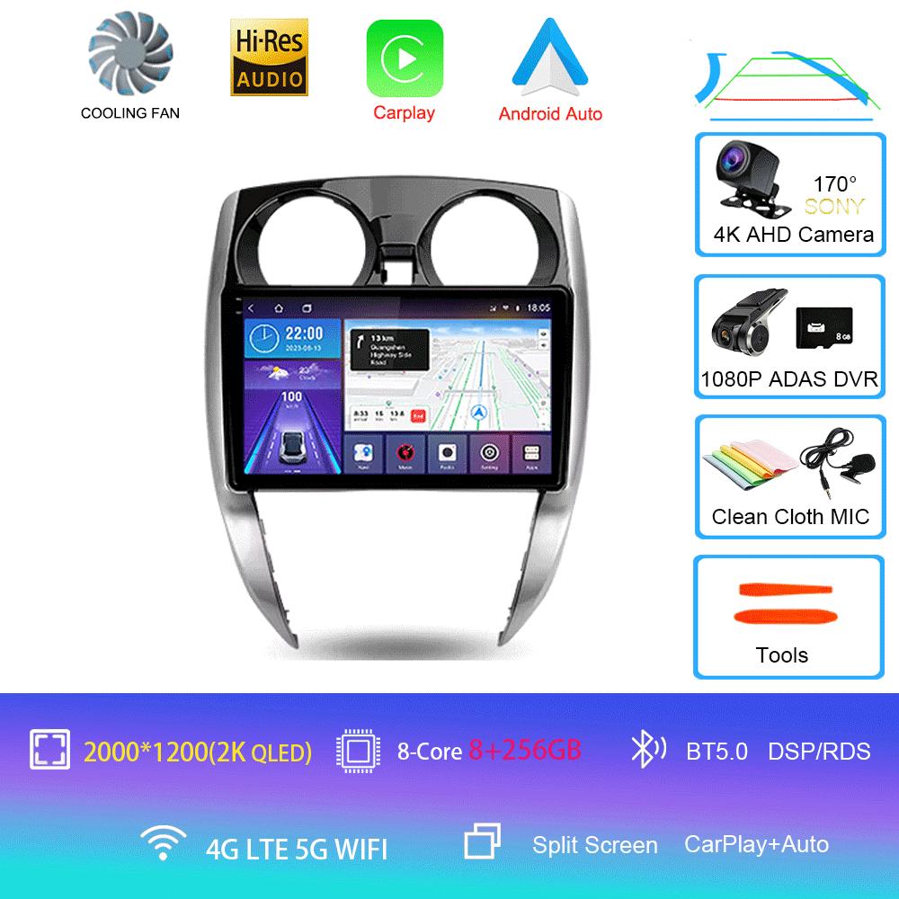 Android 14 Car Radio For Nissan Note 2 E12 2012 - 2021 Multimedia Video Player Navigation Stereo GPS No 2din 2 Din Dvd