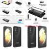 Für Samsung Galaxy S21 Ultra Wasserdichte Stoßfeste Hülle mit TPU und PC für Outdoor-Sport-Schutz
