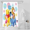 Winnie Puuh Anime Duschvorhang Niedliche Badewannen-Wasserdichte Vorhänge Für Wohnzimmer Luxus-Set Bildschirm Badezimmer Zubehör Sets