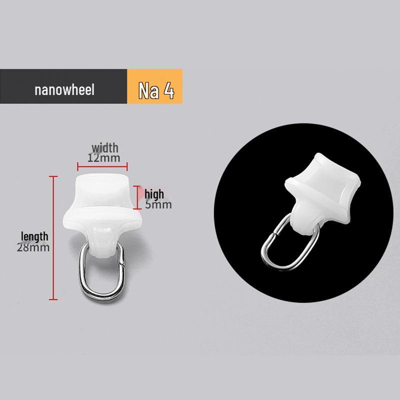 Curtain Track Pulley Hook Accessories for Old-Fashioned Curved Track Rails