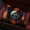 Men's Watch High-end Hong Kong Style Fashion Watch Fashion Versatile Quartz Watch High-end Watch Men's Watch Set