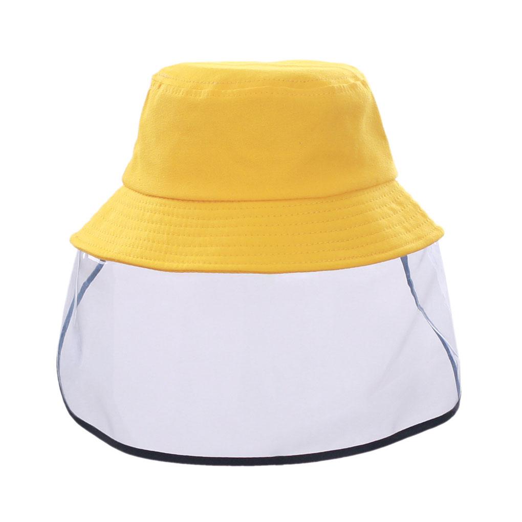 Kids Face Protection Hat Children Detachable Transparent Face Protection
