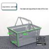 Thickened Handheld Plastic Shopping Basket - Suitable for Snacks, Household Vegetables, and Convenience Stores