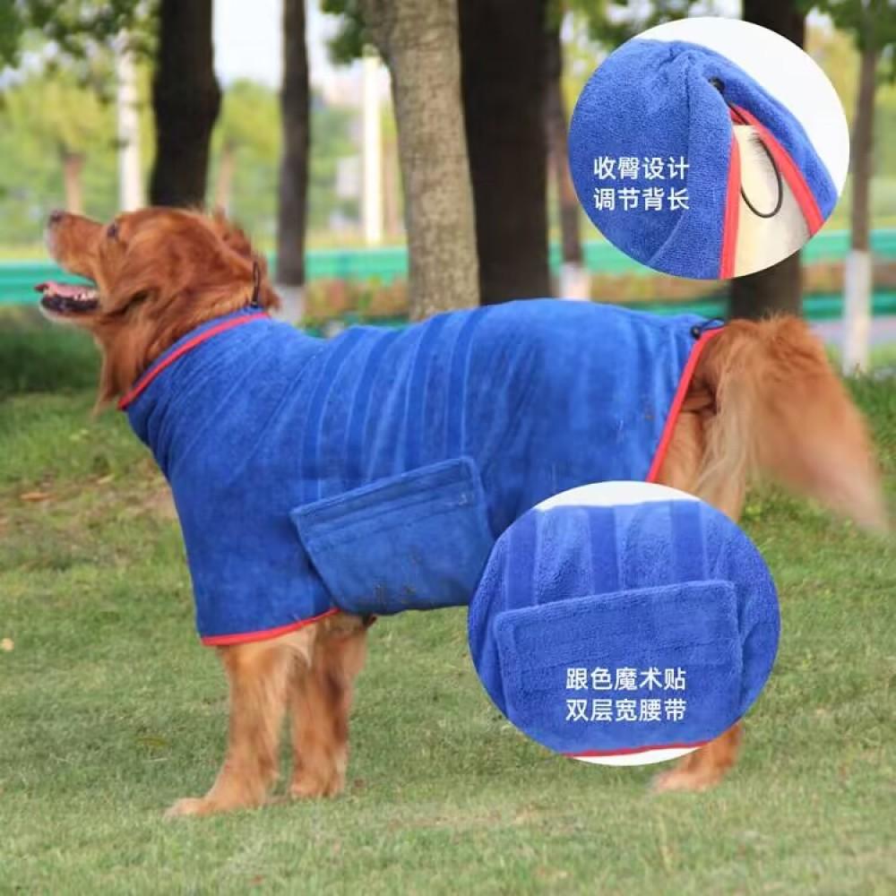 Haustier Bademantel Mikrofaser Saugfähigen Hund Handtuch Kleidung Große Hunde Hund Bademantel