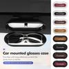 APS2   Car Sun Visor Glasses Case Sunglasses Clip Holder Storage Box For Citroen Jumper Celysee Cactus Picasso Aircross Saxo Grand