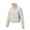 Li-Ning Fitness Series Simple Stand Collar Versatile Fashion Loose Cardigan Sweatshirt Women Sweatshirt AWDW238-3