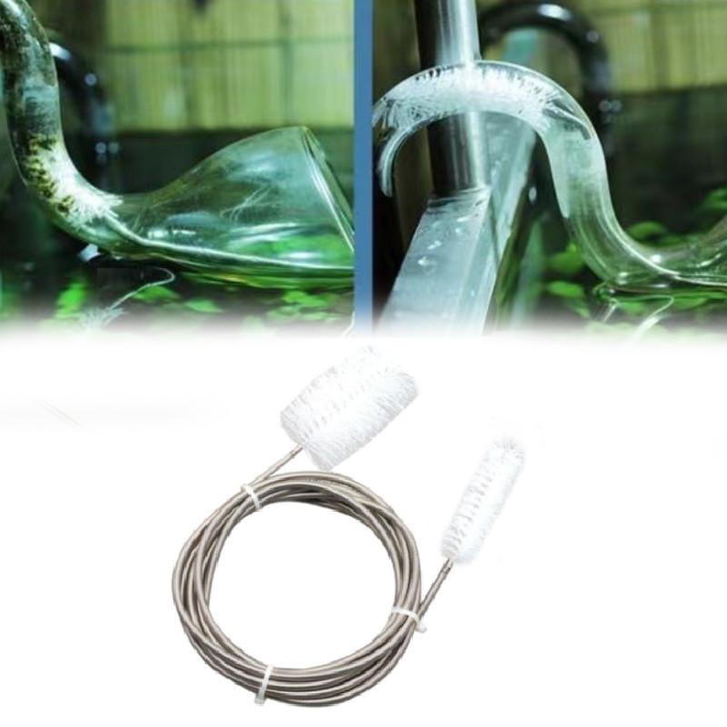 200cm 90 Long Pipe Cleaner Flexible Pipe Nylon Cleaning Brush Fish Tank Bath