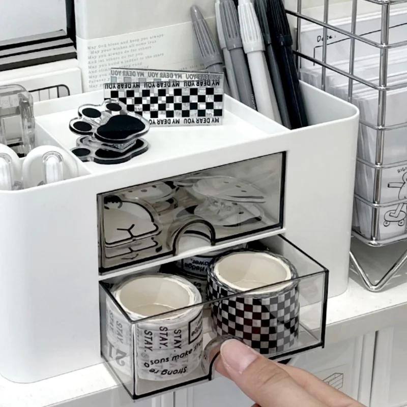 Schreibtischschublade Stifthalter Aufbewahrungsbox Organizer Kosmetik Kunststoff Schreibtisch Bürobedarf Bleistift Organisieren Büro Regal 1 Stück