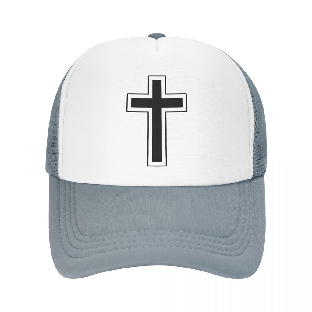 Gorra de camionero con cruz católica de Jesús, gorra de béisbol ajustable para adultos, cristiana, religiosa, unisex, estilo hip hop, snapback