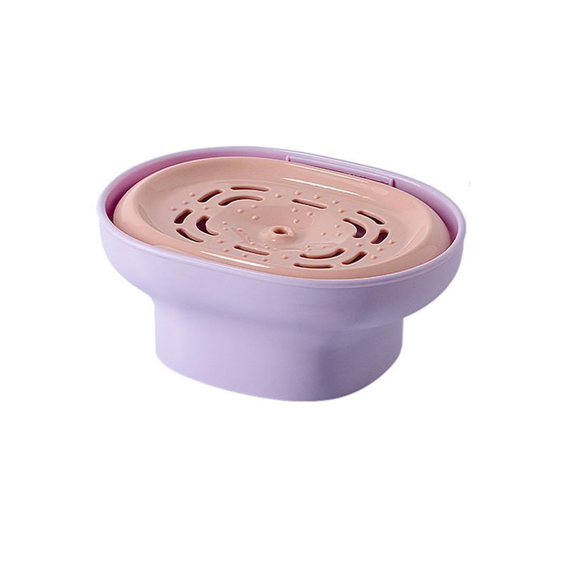 

Диспенсер для кухонного моющего средства Диспенсер для жидкости для мытья посуды Нажимной дозатор мыла Для кухонной раковины Уличной ванной комнаты Туалета фиолетовый