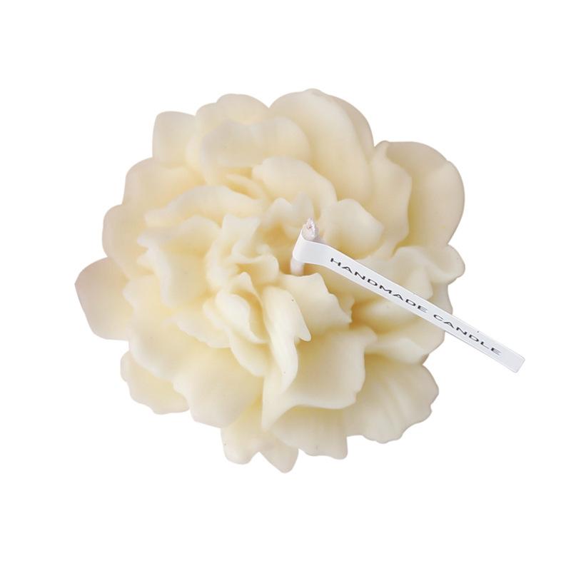 Carnation Flower-shaped Handmade Scented Candle Home Aromatherapy Ornaments Mother's Day Girl's Hand Gift Party Decor