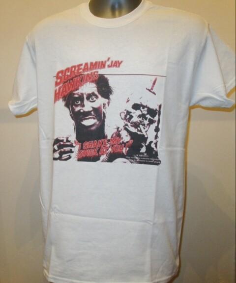 Screamin Jay Hawkins Skull T-shirt Music Alice Cooper 45 Grave The Cramps V426 XXXL