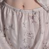 Sexy Ice Silk Pajamas Lace Women Vintage Suspenders Two Piece Shorts Suits Female Sweet Printed Home Clothes Nightwear