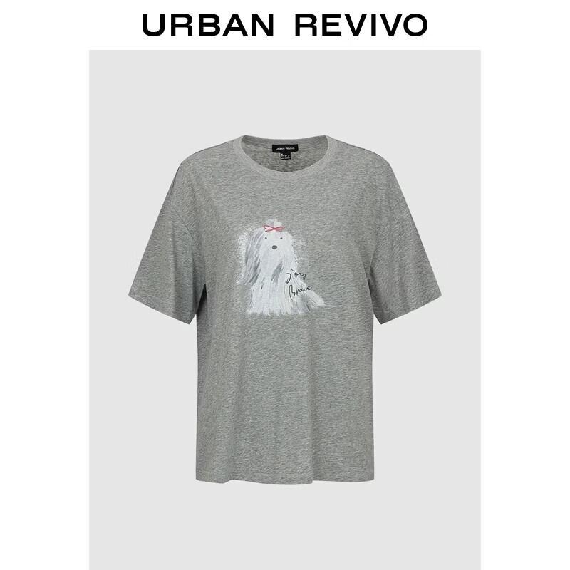 UR Women s Playful Hand-Painted Print T-Shirt XS