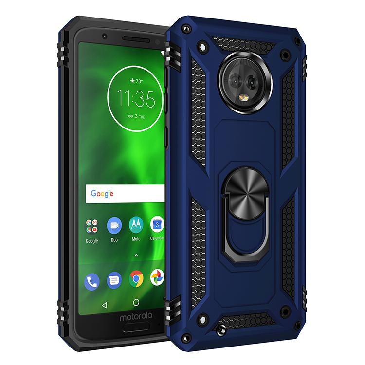 Armor Shockproof Case for Motorola Moto G6 G 6 Rugged Military Drop Protective Magnet Car Holder Ring Case Cover