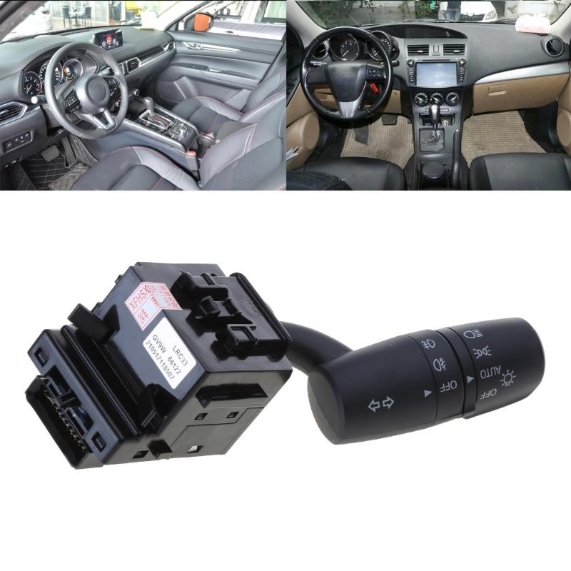 Car Headlight Fog Light Turn Signal Windshield Wiper Switch Corrosion Resistant Compatible for CX5 KS0366122 KS03-66-122