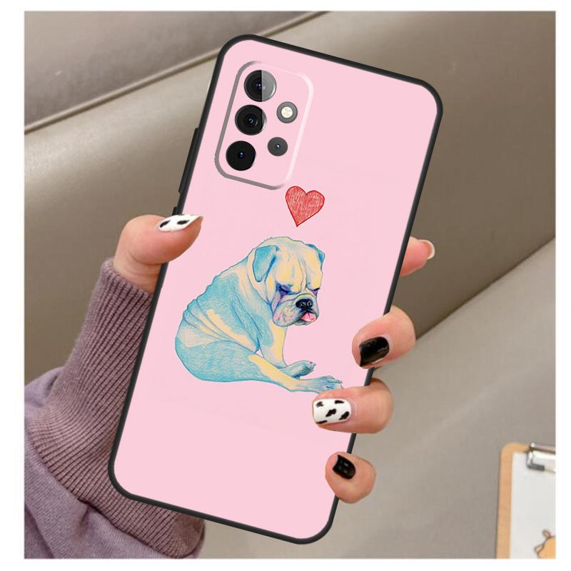 French Bulldog Case For Samsung Galaxy A56 A16 A26 A36 A06 A52 A53 A33 A13 A34 A54 A14 A15 A35 A55 A22 A32