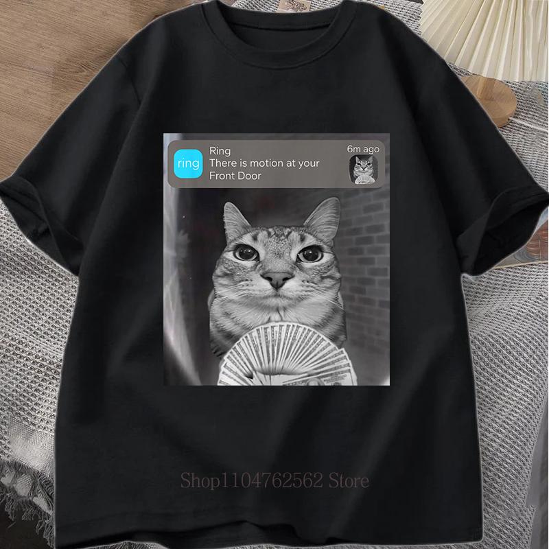 

Funny Silly Cat TShirt for Women Unisex Summer Casual Streetwear Fashion Oversize Tops Comfortable ONeck Short Sleeve Tshirts 3XL