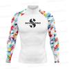 SCUBAPRO Uomo UPF 50 Manica Lunga Rash Guard Maglietta da Nuoto Surf Subacquea Estate Spiaggia Sport Acquatici