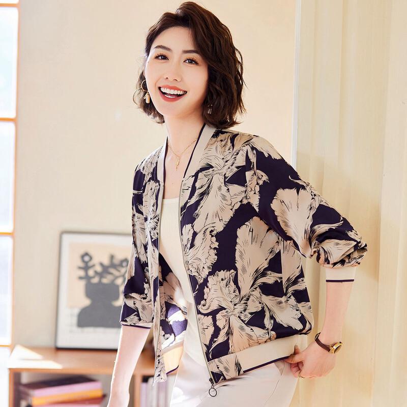 Passt Women s Printed Chiffon Sun Protection Jacket 2XL