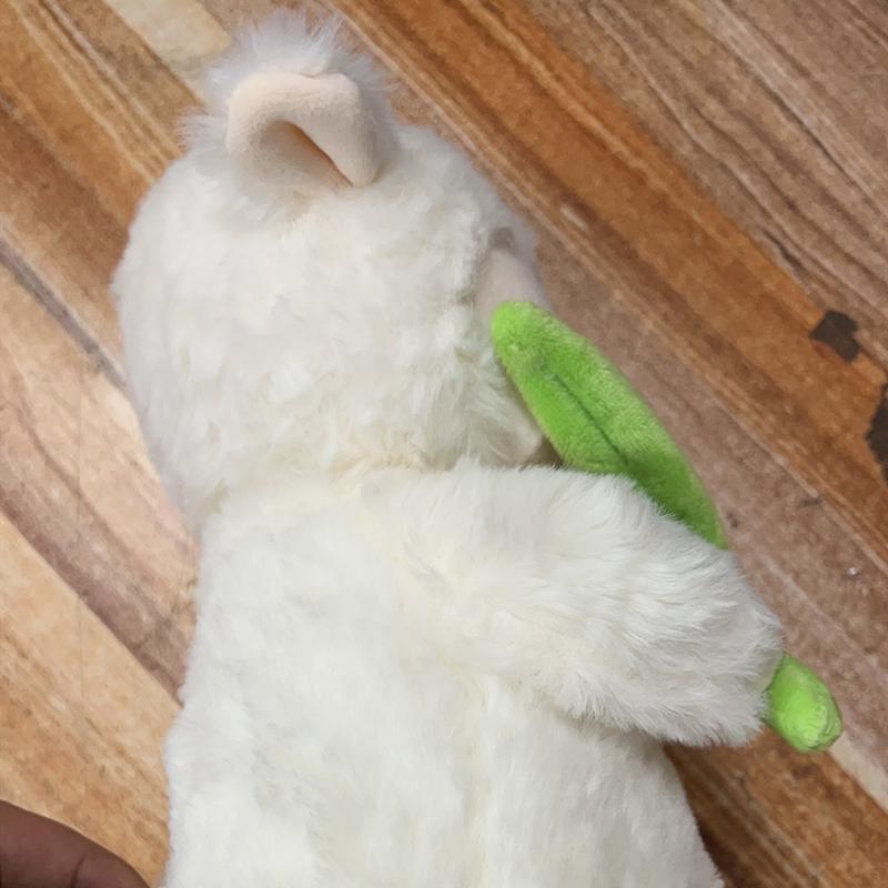 Kawaii Süßes Weißes Schaf Lamm Hält Tulpenblume Plüschpuppe Weiches Stofftier Lamm Mit Tulpe Plüschtier Niedliches Geschenk Für Kindergeburtstag