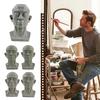 Still Life Ornament Planar Head Model Resin Skecthing Painting Sculpture  for Art Beginner