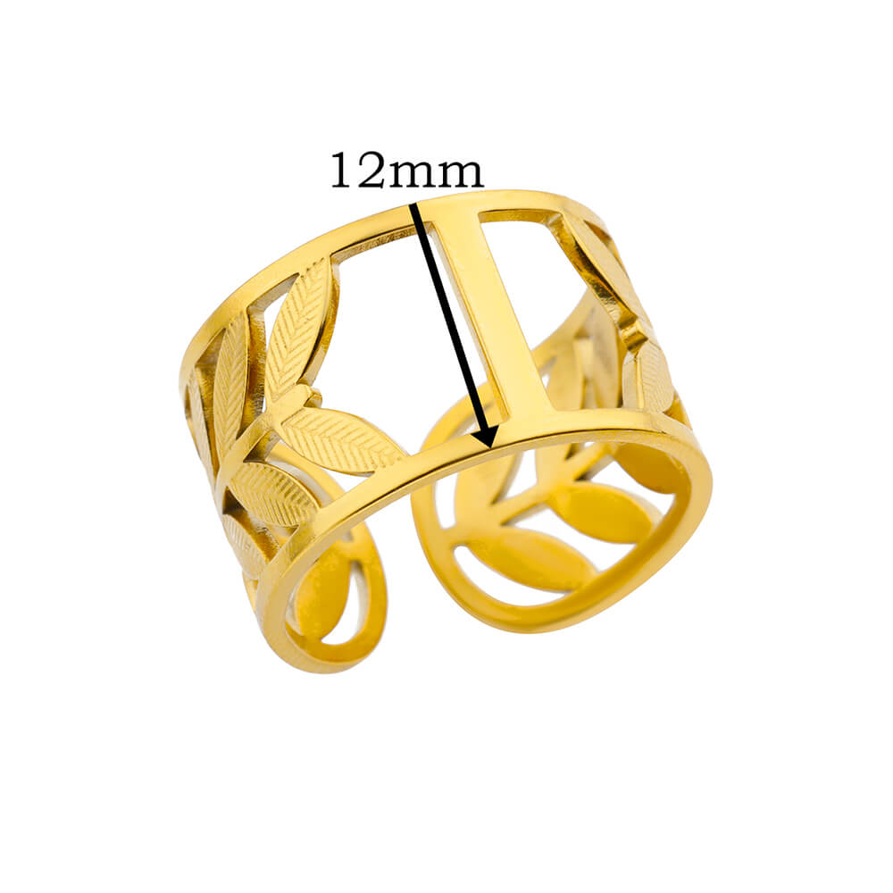 Hexagon Star Stainless Steel Rings for Women Gold Color Finger Rings Female Vintage Party Waterproof Jewelry Accessories Gift