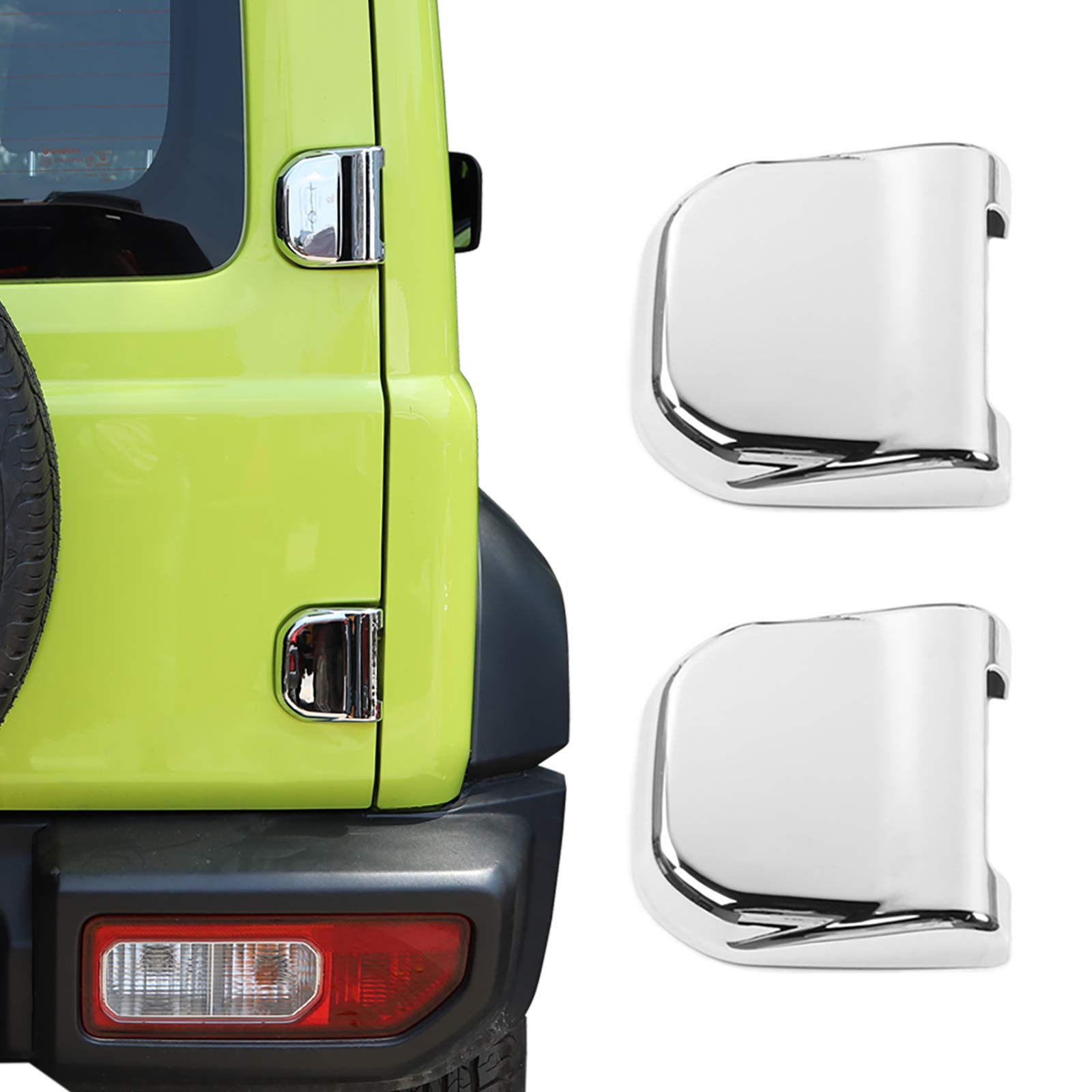 

Накладка на петли задней двери ANTC Suzuki Jimny для JB64 JB74 [материал ABS / установка на клей 3M / экстерьер / простая установка / красный / комплект из 2 штук]