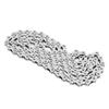 9 Speed Bicycle Chain Hollowed Carbon Steel Mountain Road Bike Chain Replacement for Outdoor Cycling Silver