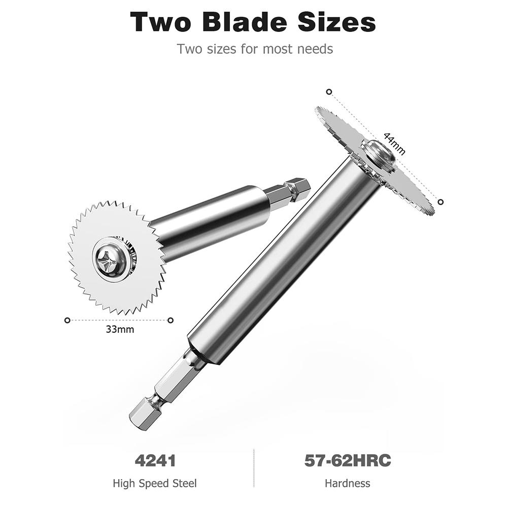 Inside Pipe Cutter, 1/4 Inch Hex PVC Plumbing Inside Cutter Internal Plastic Pipe Cutter Set (32mm x3, 44mm x1)
