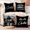 Fashion Brand C_Corteizs Cushion Cover Soft Plush Fabric Double-Sided Printed Sofa Cushion Cover For All Seasons Home Decor Gift