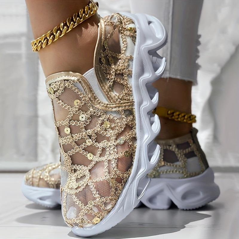 Fashion Women Platform Wedges Sneakers Comfortable Slip On Outdoor Sneakers Women Slip On Casual Comfy Shoes for Women Zapatos De Mujer