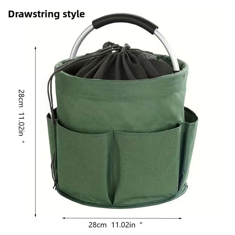 Oxford Cloth Collapsible Camping Basket With Multifunctional Storage For Outdoor Picnic And Home Organization