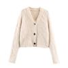 2026 Spring European & American Style Women's Long Fur Knit Cardigan