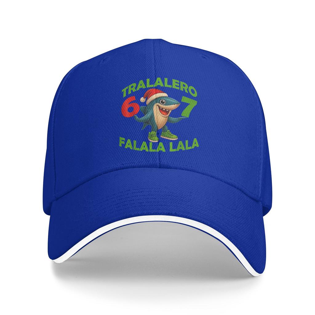 Tralalero Tralala Funny Italian Brainrot 67 Six Seven Meme Baseball Cap Hiking Fishing Trucker Hat Men Classic Baseball Caps