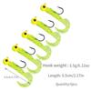 5pcs/4pcs/bag Jig Hook with Soft Lure Pesca Wobbler Artificial Bait Silicone Bait Sea Bass Carp Fishing Soft Tail Perch Bait